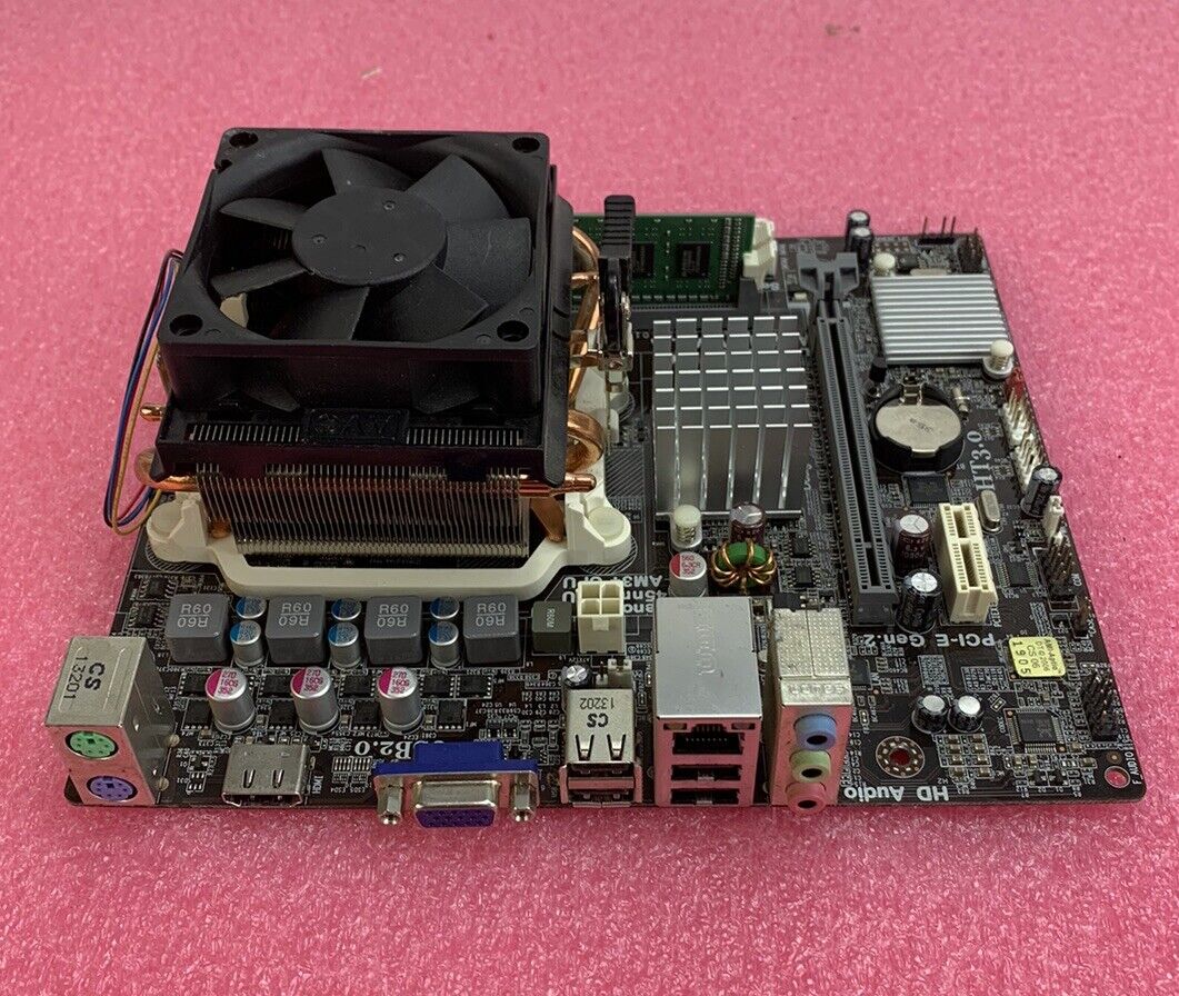 Biostar A960M_MV V:1.0A Motherboard AMD Athlon II X2 3GHz 1GB RAM w/ Shield