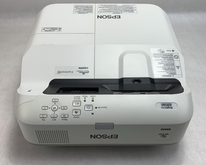 Epson PowerLite 695Wi H740A LCD Lamp Projector 828 Lamp Hours - No Remote