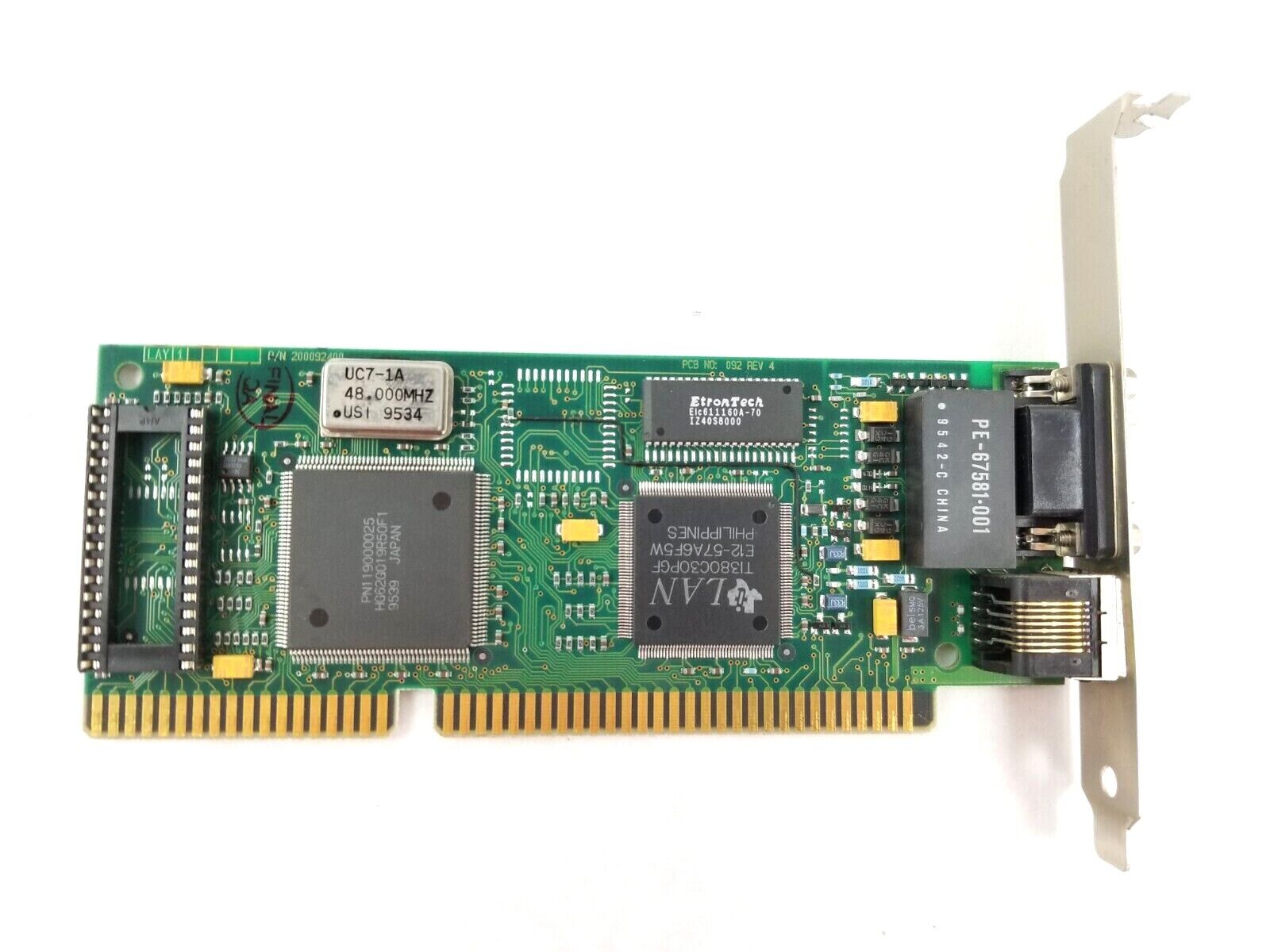 Intel 646248-001 ISA 16/4 Token Ring Adapter 770400811 200092400