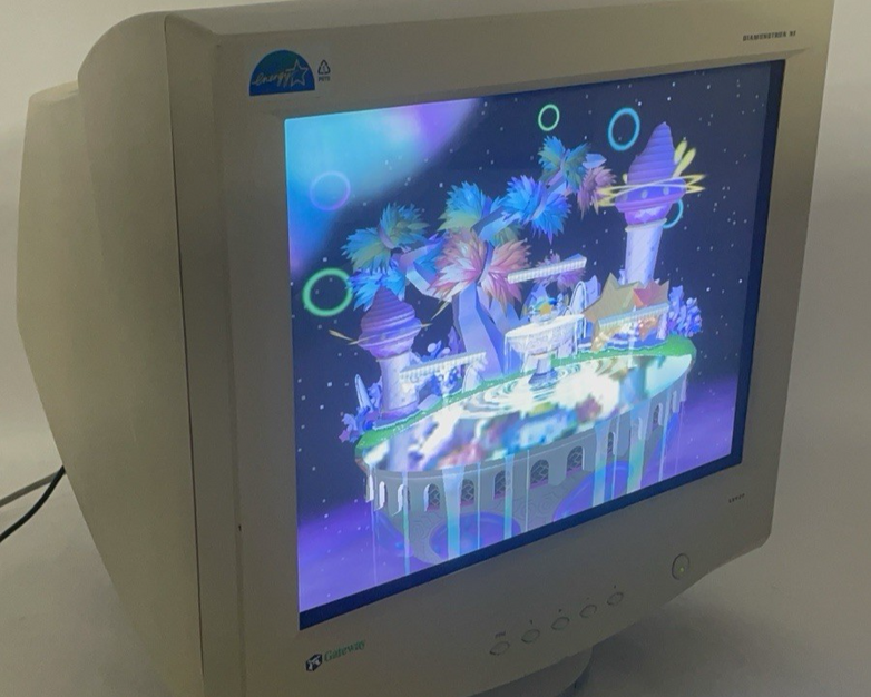 Gateway VX920 Diamondtron NF 17" Flatscreen CRT Monitor 1600x1200 85Hz