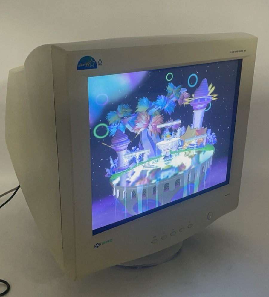 Gateway VX920 Diamondtron NF 17" Flatscreen CRT Monitor 1600x1200 85Hz0