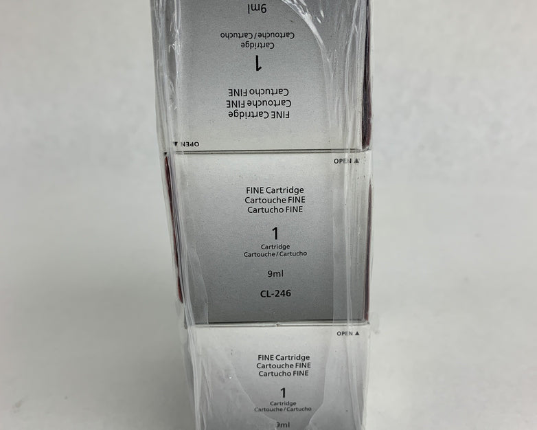 Canon CL-246 Color Ink Cartridge New OEM Lot of 3x
