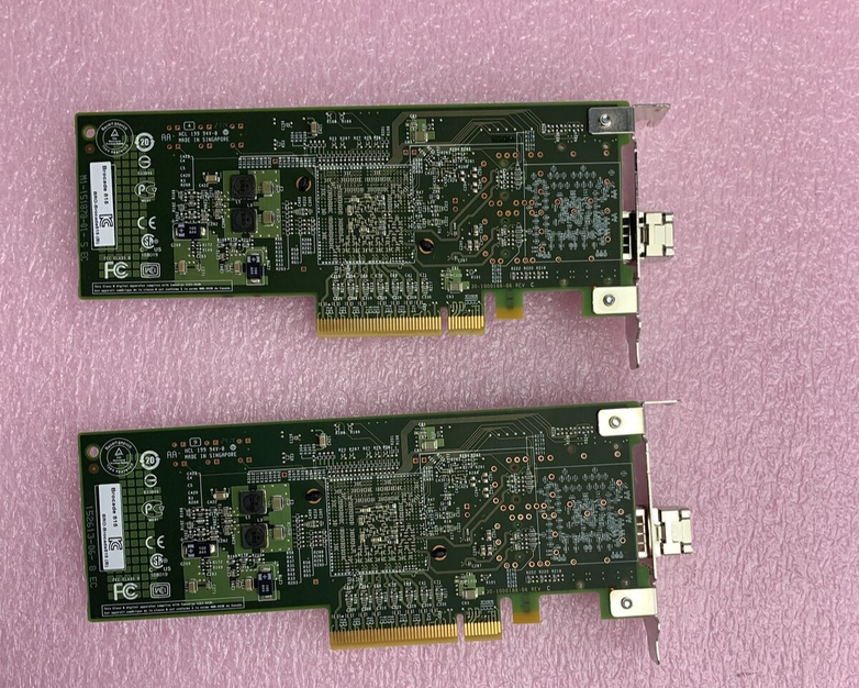 Lot of 2 Dell K54X2 Brocade SP 8GB FC HBA PCI-e Low Profile Fiber Channel Adapte