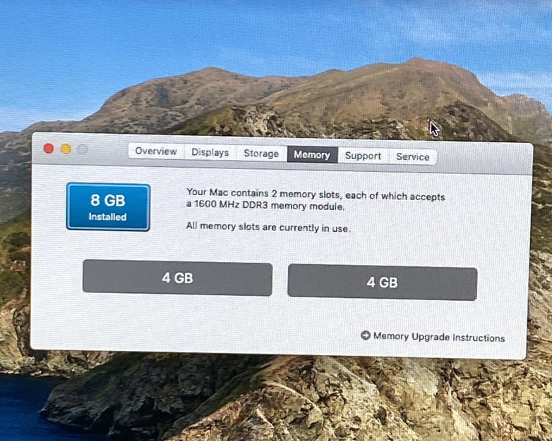 Apple A1418 iMac 21.5" 2012 2.7 GHz Core i5 8GB RAM 1TB HDD macOS 12.7.6