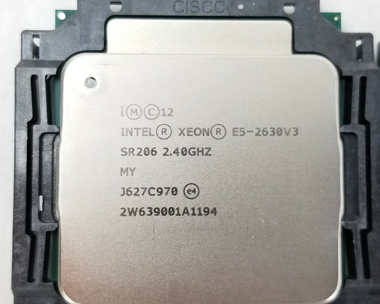 Matching Pair Intel Xeon E5-2630 V3 8-Core 2.4GHz SR206 LGA2011-3 Processor CPU