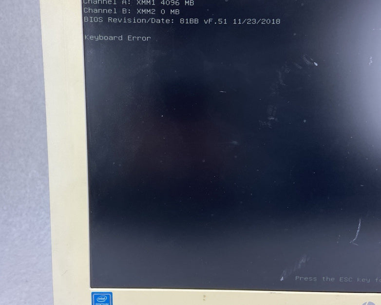 HP 22-B016 AIO Intel Pentium J3710 1.6GHz 4GB RAM No HDD No OS