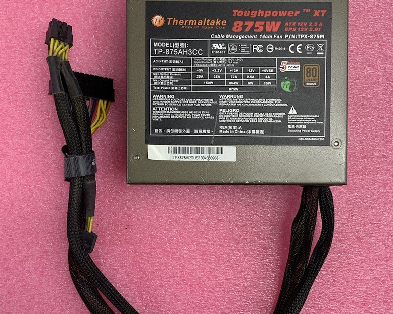 Thremaltake ToughPower XT TP-874AH3CC 875W Power Supply