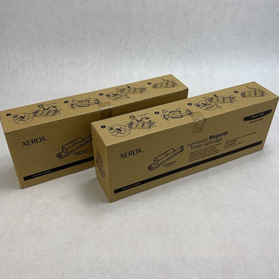 Xerox Phaser 6360 High-Capacity Magenta Toner Cartridge (Lot of 2)