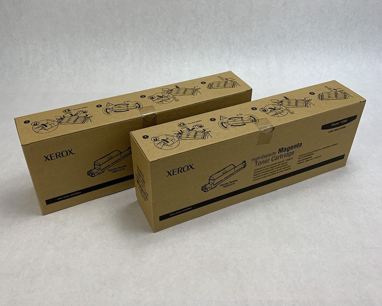 Xerox Phaser 6360 High-Capacity Magenta Toner Cartridge (Lot of 2)