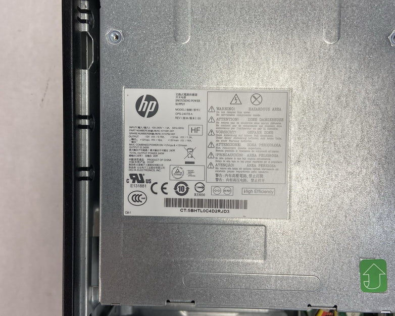 HP Compaq Elite 8300 SFF Intel Core i5-3470 3.2GHz 4GB RAM No HDD No OS
