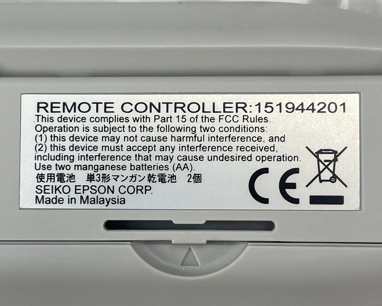 Epson 151944201 OEM Original Projector Replacement Remote Open Box Lot of 5