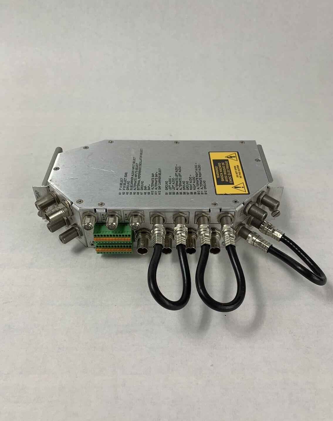 Mendota Scientific Atlanta Backplane 741150 Rear Interface 9815 w/ Tubes