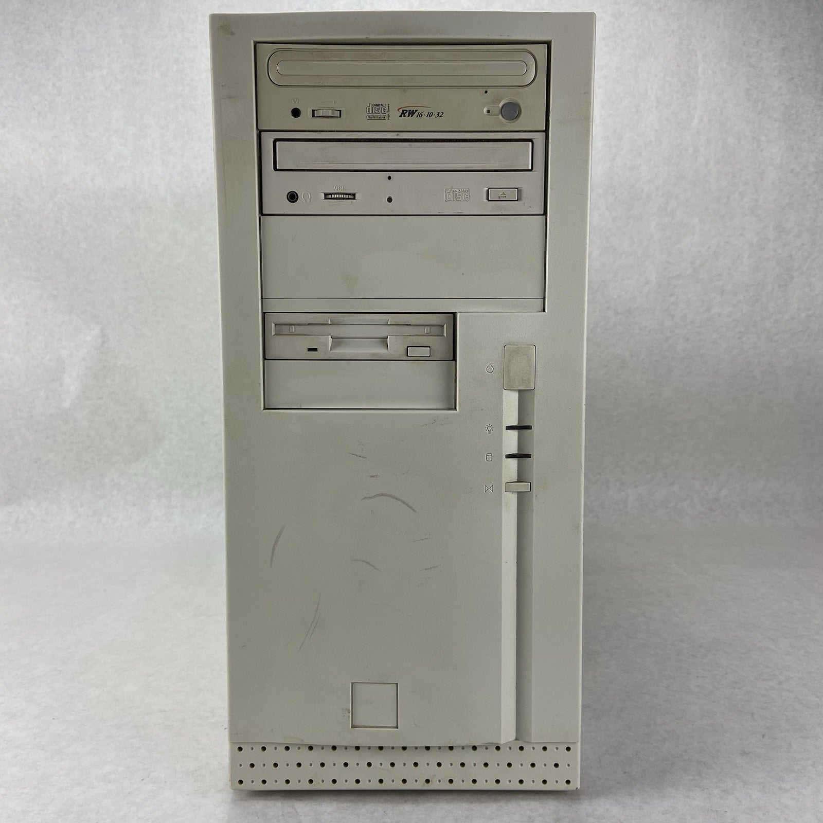 In Win A500 Beige Mid Tower ATX Computer Case Bare Bones No PSU1