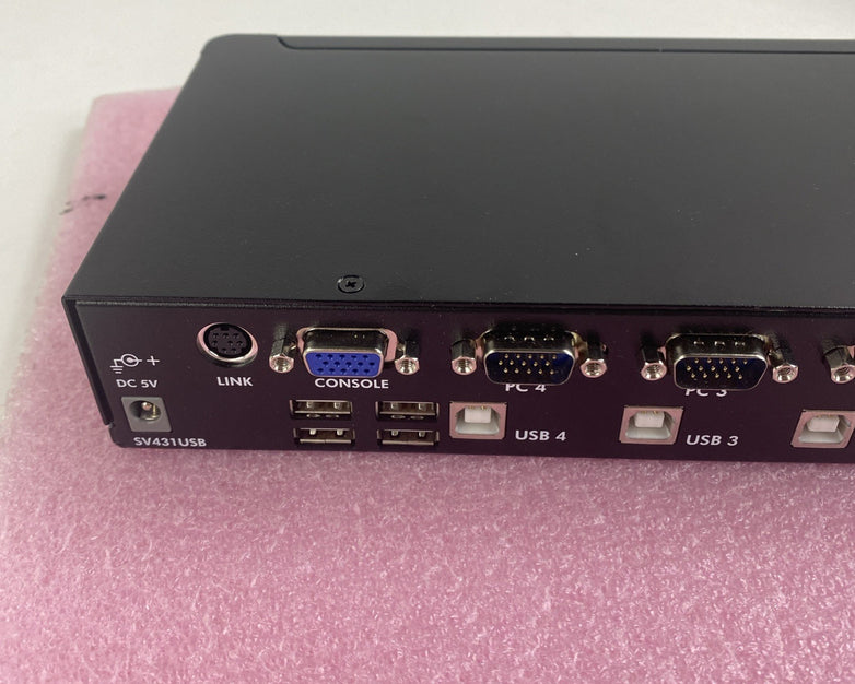 Star Tech SV431USB 4 Port KVM Switch No Power Adapter Or Cables