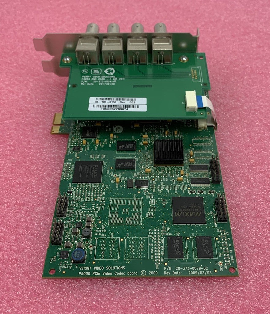 Verint Video Solutions 20-373-0079-02 P5000 PCIe Video Codec Board