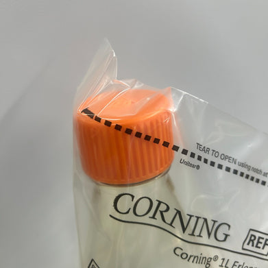Corning 431147 1L Erlenmeyer Flask Sterile with Vent Cap New