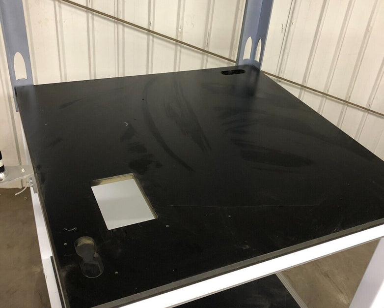 Unbranded Balance Medical Lab Rolling Work Table w/ Ergotron Mount 40"x40"x40"