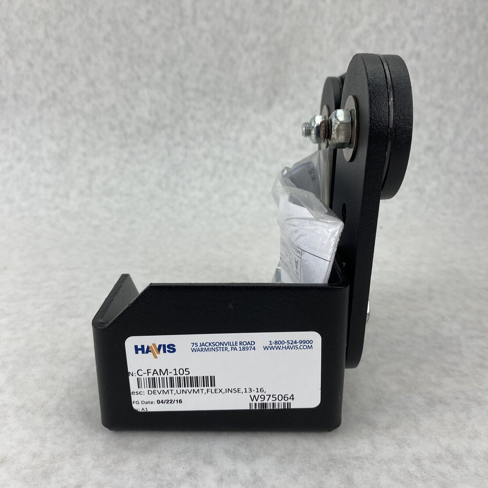 Havis C-FAM-105 Installation Flex Arm Mount DEVMT UNVMT FLEX INSE 13-16