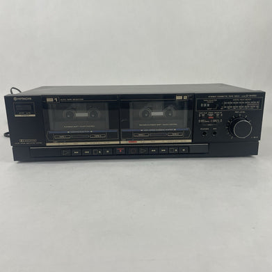 Hitachi D-W450 Dual  Cassette Deck  Dubbing Parts Or Repair