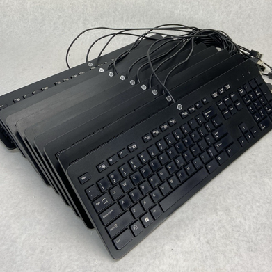 HP USB Slim Business Keyboard Model KU-1429 Part No 803181-001 Lot of 10 (Ten)