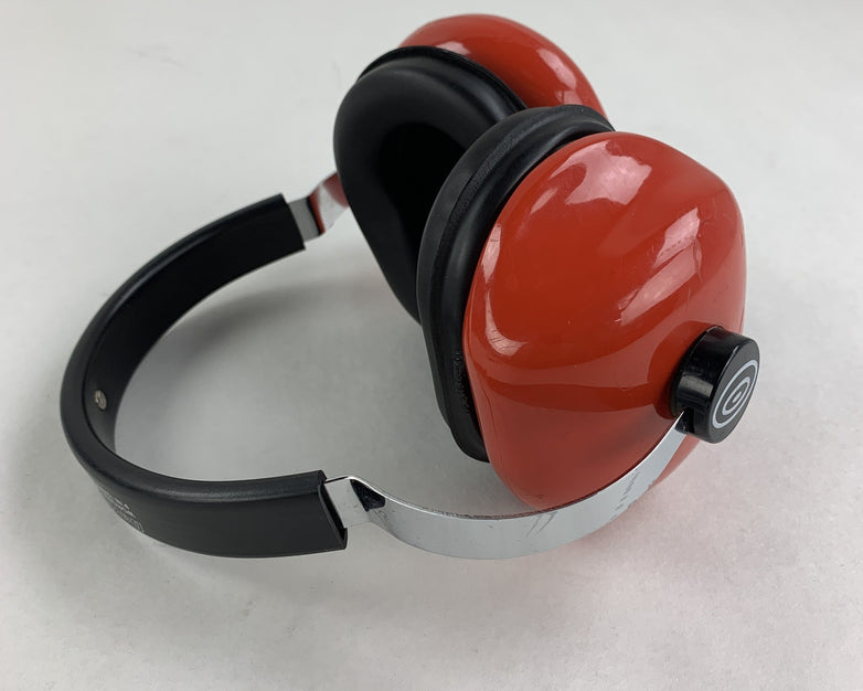 David Clark Company 310S Protective Headgear 12489G-02 Red Vintage