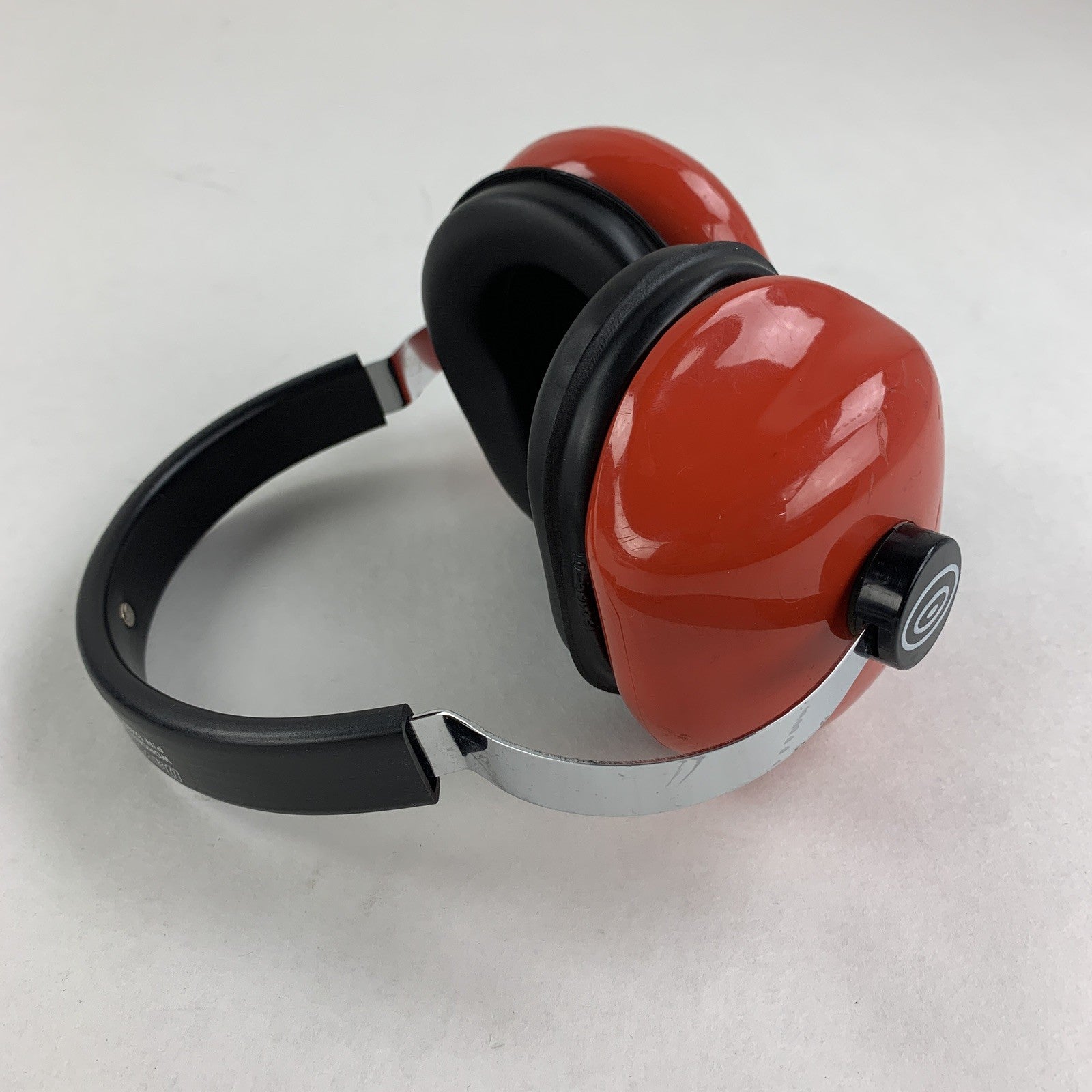 David Clark Company 310S Protective Headgear 12489G-02 Red Vintage