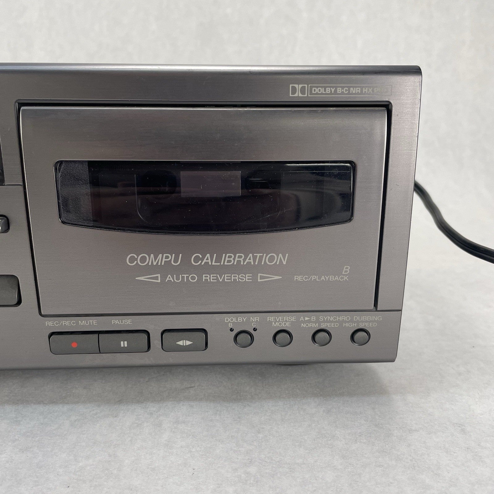 Vintage JVC TD-W317 Double Dual Cassette Deck For Parts