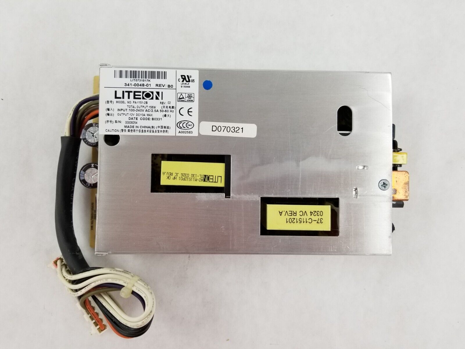 Cisco 341-0048-01 WS-C3750G-12S-S Power Supply Liteon PA-1151-2B