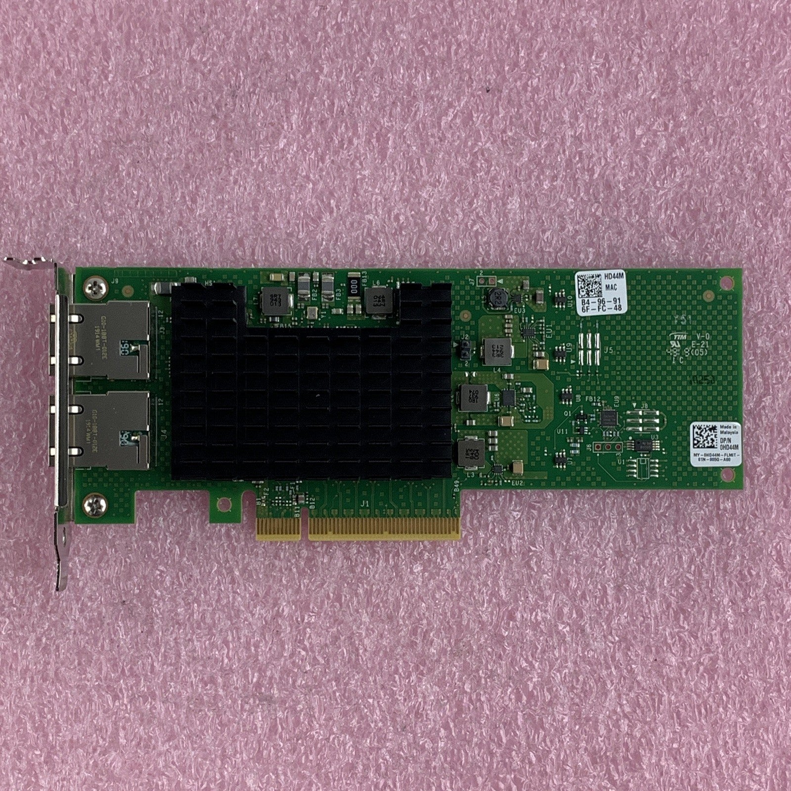 Dell HD44M Intel X710-T2L Dual Port 10GbE Base-T PCIe x8 Network Adapter