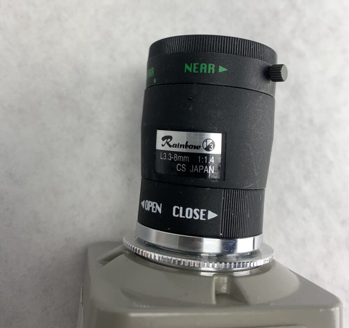 Sanyo 20D739S Color Camera with Rainbow L3.3-8mm Lens For Parts or Repair