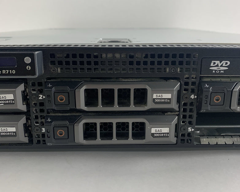 Dell Poweredge R710 Server 2x E5620 2.4 GHz 48 GB Ram Bad ODD No HDD No OS