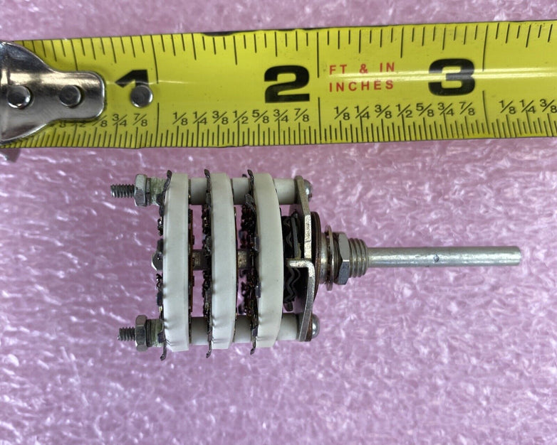 Centralab PS-121 9 pol 3 pos non-shorting Steatite switch Lot of 3