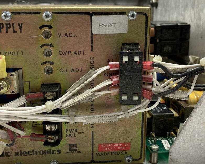 Westinghouse 1661D89G03 115VAC Industrial Power Supply Assembly -Parts or Repair