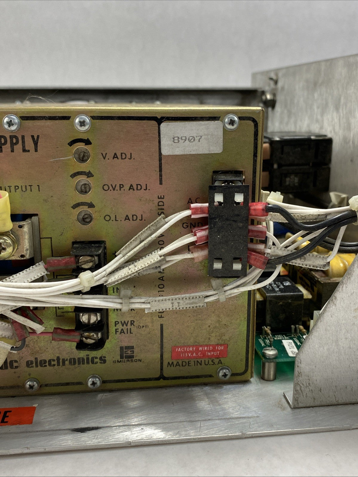 Westinghouse 1661D89G03 115VAC Industrial Power Supply Assembly -Parts or Repair6