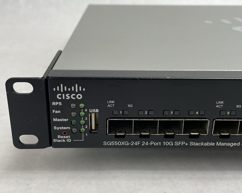 Cisco SG550XG-24F-K9 Tested & Reset