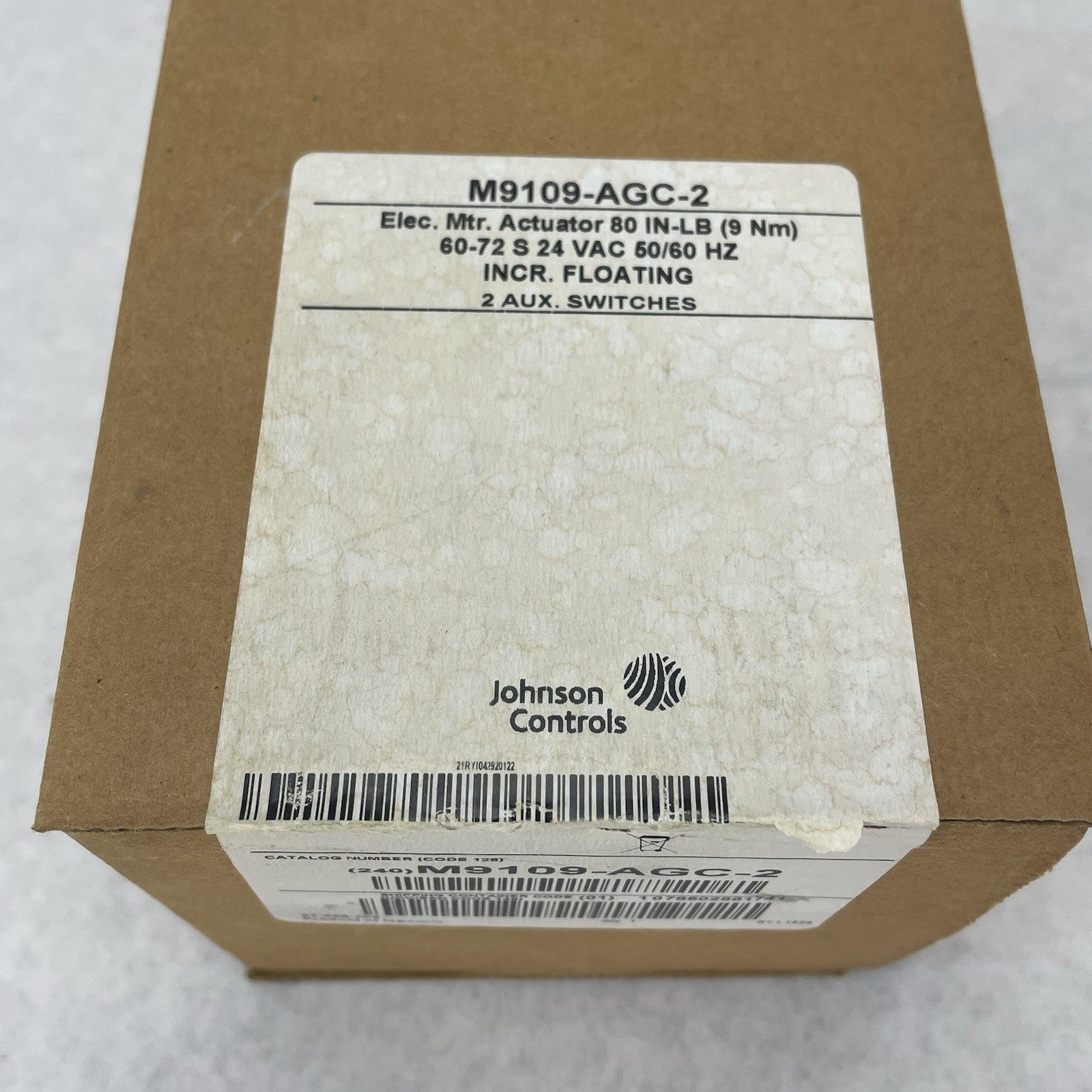 Johnson Controls M9108-AGC-2 Non-Spring Return Electric Damper Actuator "J6D"2