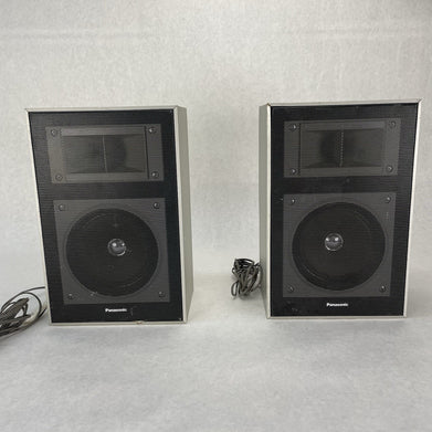 Panasonic SB-406 Bookshelf  Speakers Wood Grain Tested