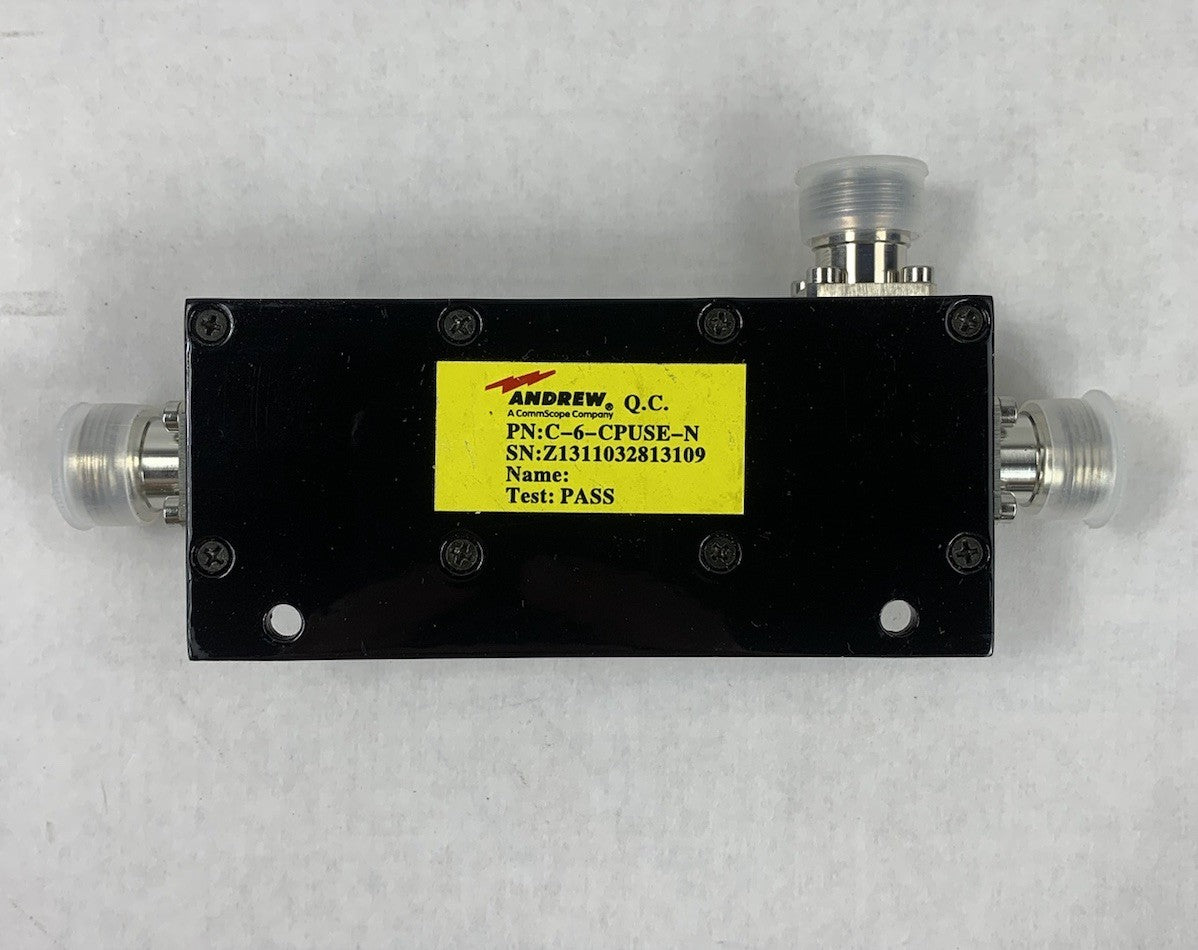 Andrew C-6-CPUSE-N 6dB 698-2700MHz Directional Coupler
