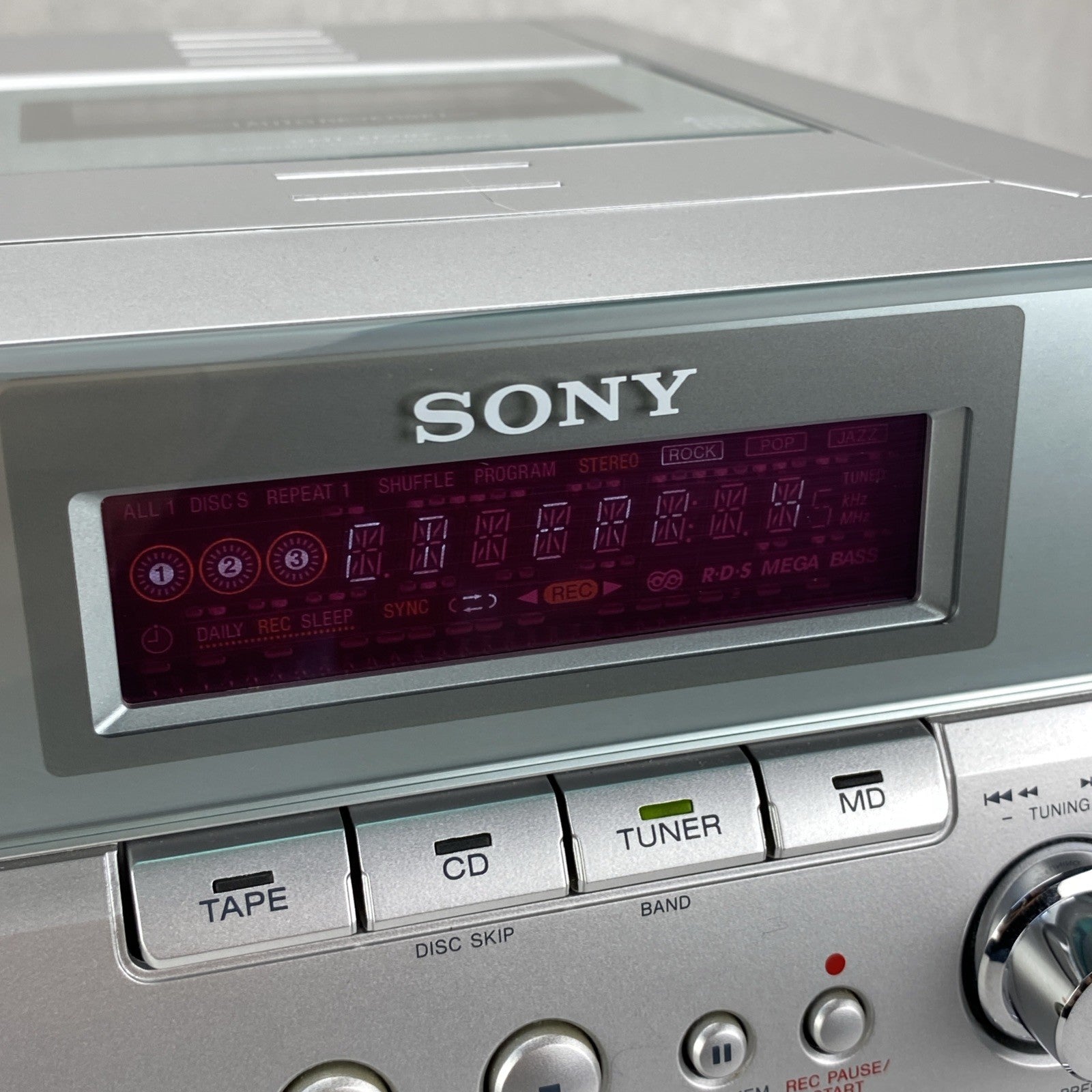 Sony CMT-EP707 Hi-Fi CD Changer And Tape Deck With Speakers - Parts or Repair6