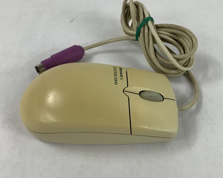 Microsoft Gateway IntelliMouse 97599 1.1A PS/2-Wired Ball Mouse (Lot of 2)