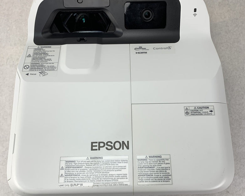 Epson PowerLite 695Wi H740A LCD Lamp Projector 545 Lamp Hours - No Remote