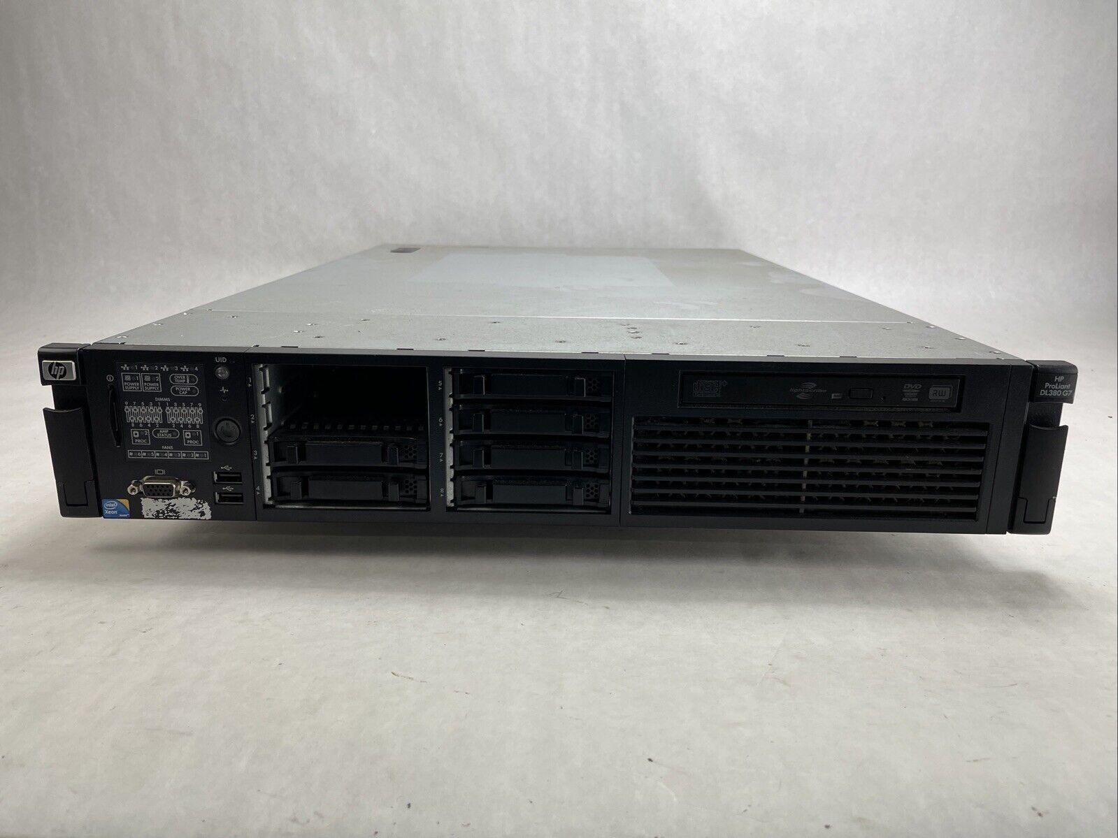 HP Proliant DL380 G7 Server 2x Intel Xeon X5660 2.8GHz 32GB RAM No HDD No OS