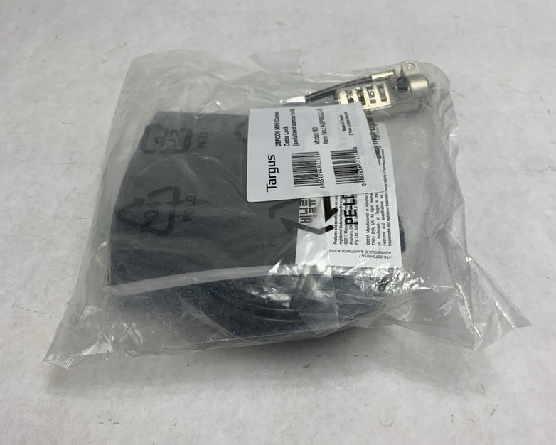 Targus DEFCON MINI 60 ASP66GLX-S Combo Cable Lock