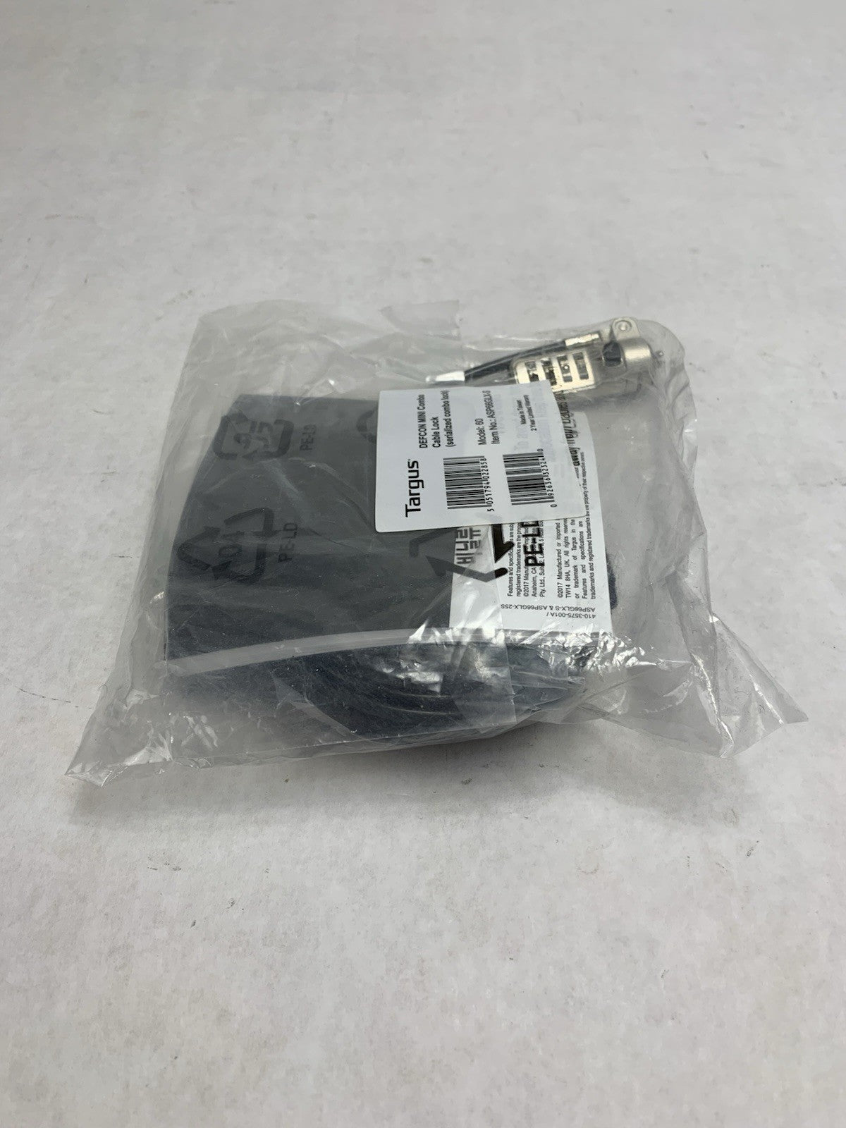 Targus DEFCON MINI 60 ASP66GLX-S Combo Cable Lock4
