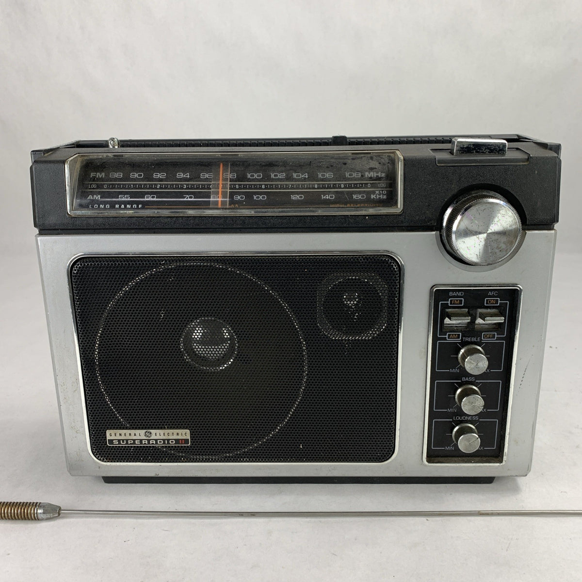 General Electric Superadio II AM/FM Receiver 7-2885F - Non-Original Antenna1
