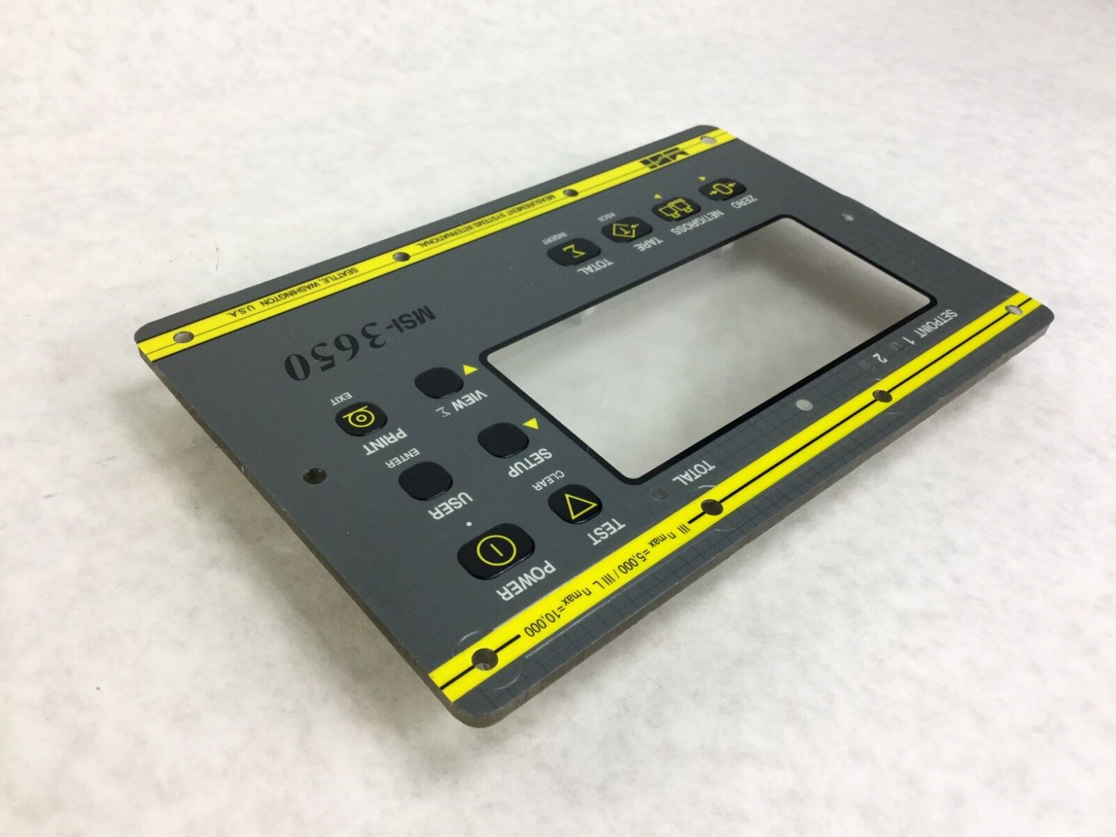 Measurement Systems International MSI-3650  ***Front Cover Only - Some Scratches