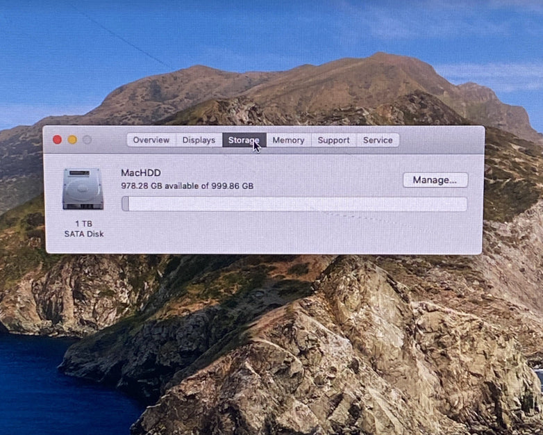 Apple A1418 iMac 21.5" 2013 2.7 GHz Core i5 8 GB RAM 1TB HDD macOS 10.15.7