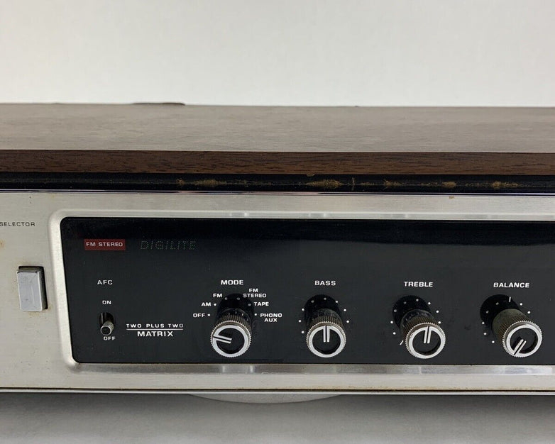 Zenith F680W Stereo 8 Eight Track Player Digilite Receiver For Parts and Repair