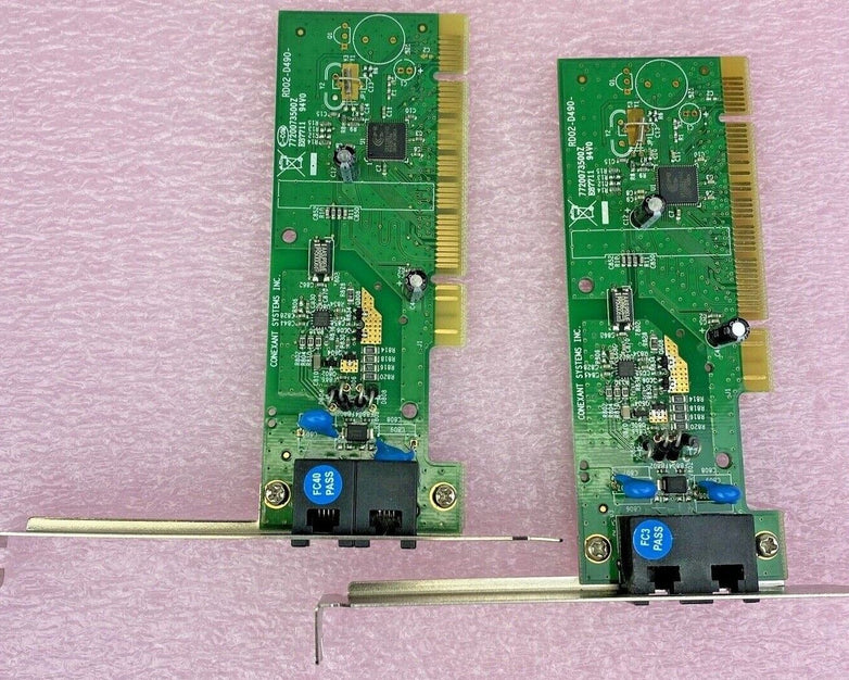 Lot of 2 Conexant RD02-D490 modem PCI cards 56PRC2