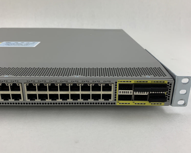 Cisco N3K-C3172TQ-10GT 48-Port 10GbEv 6x 40GbE Switch 2x Power Sup Tested Reset